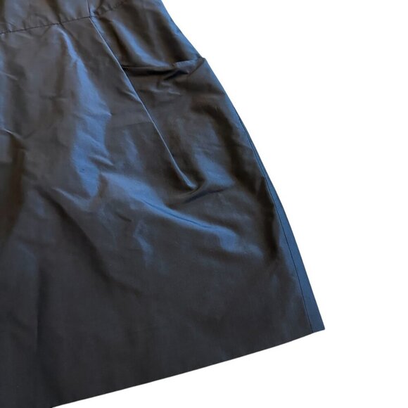 Nomia 100% Silk Black Dress High Neck Halter Mini Length Cocktail Size 4 Women's - Picture 4 of 9